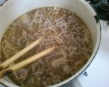 簡単　和食　筍と えのき 挽き肉の　煮物作り方4写真