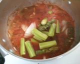 アスパラ　玉ねぎ　豚肉の トマト煮込み♪作り方4写真
