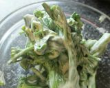 タラノメの柚子胡椒マヨ和えでサラダパスタ作り方2写真