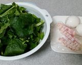 ほうれん草のソテー作り方1写真