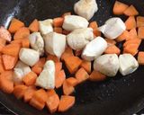 鶏肉と豆腐の炒め物作り方3写真