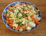 鶏肉と豆腐の炒め物作り方9写真