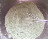 よくばりパウンドケーキ☆宇治抹茶あずき作り方1写真