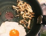 時短!サニーサイドアップの朝ごはん丼作り方2写真