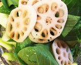 ♡青梗菜の野菜炒め作り方1写真