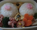 愛を込めて夫へ♥おっぱい弁当♥作り方6写真