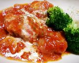 簡単♪オシャレに☆チキンのトマト煮込み作り方6写真