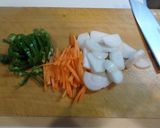 チーズとろり❀野菜たっぷりナポリタン作り方2写真