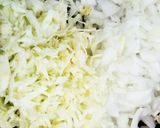 春キャベツ、新玉ねぎのハンバーグ作り方1写真