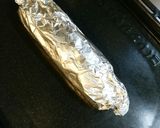 ゴマ入り鶏ミンチのミートローフ風作り方4写真