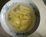 ほうれん草とじゃがいもスープ作り方1写真