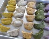 簡単ベジタブル餃子☆5種類のお野菜の皮で作り方11写真