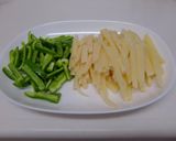たけのこと豚肉のオイスターソース炒め作り方1写真