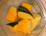 優しい味のかぼちゃの煮物作り方1写真