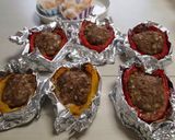 パプリカの肉詰め作り方4写真