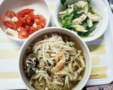 きのこたっぷりこんにゃくうどん作り方6写真