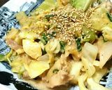 鶏肉とキャベツの味噌マヨ炒め作り方6写真