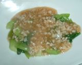 青梗菜のホタテ甘酢あんかけ作り方3写真