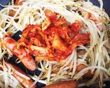 もやしとウインナーのキムチーズ作り方4写真