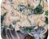 簡単✩鶏むね肉とほうれん草のグラタン作り方5写真