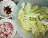 ゆず香る♪ おうどんペペロンチーノ作り方1写真