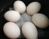 節約　5分で固茹で ゆで卵作り方2写真