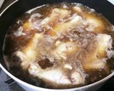 簡単オタマだけでOK!手羽元と卵のお酢煮作り方4写真