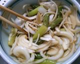 新玉ねぎと　アスパラの　わさび醤油サラダ作り方6写真