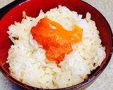 手抜きめし!パスタソースde明太子丼♡作り方2写真