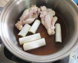 お酢でさっぱり鶏とネギ作り方3写真