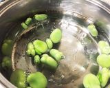 簡単☆ホタテと空豆のパスタ作り方3写真