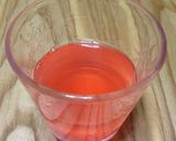 アイスを溶かして・・・イチゴカクテル作り方1写真