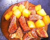 ＊豚肉と大根＊甜麺醤煮作り方4写真