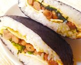 納豆のおにぎらず作り方5写真