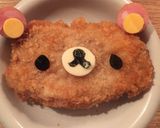 キャラ弁に＊カツやフライでリラックマ＊作り方3写真