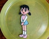チョコプレート しずかちゃん作り方7写真