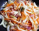 ゆずと大葉が香る、簡単焼きビーフン作り方4写真