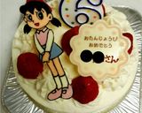 チョコプレート しずかちゃん作り方8写真