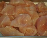 胸肉で王将風☆鶏の唐揚げ【エンザーキー】作り方1写真