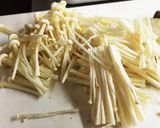 簡単★えのきのお味噌汁作り方1写真