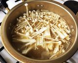 簡単★えのきのお味噌汁作り方4写真