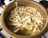 簡単★えのきのお味噌汁作り方4写真