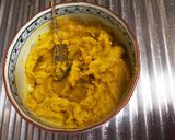カボチャ餅ー離乳食作り方1写真