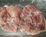 揚げ鶏のきのこみぞれ(大根おろし)あん作り方3写真