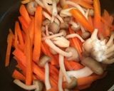 ★簡単★人参としめじのきんぴら作り方3写真