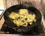 簡単★春菊のかき揚げ作り方3写真