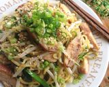 楽ウマ◎香ばしチキンのネギ塩焼きそば作り方10写真