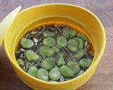 レンジで簡単★空豆と小魚のごはん作り方2写真