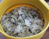 レンジで簡単★空豆と小魚のごはん作り方4写真