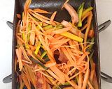 マヨポン温サラダ☆かぼちゃ人参キャベツ肉作り方6写真